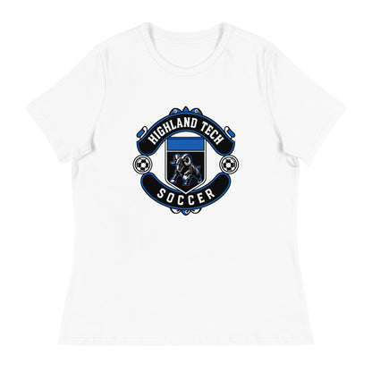 Performance | Women's Relaxed T Shirt | Highland Soccer | Emblem Logo