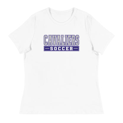 Performance | Women's Relaxed T Shirt | STM Soccer | Modern Script Logo