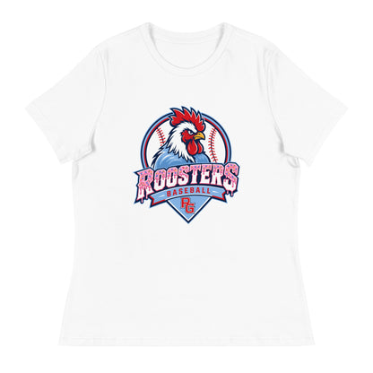Performance | Women's Relaxed T Shirt | Rooster Nation | Emblem Logo
