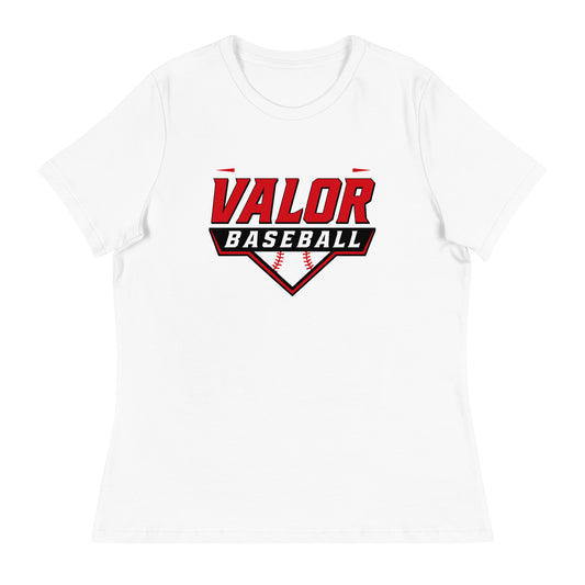 Performance | Women's Relaxed T Shirt | South Bend Valor Baseball | Vanguard Logo