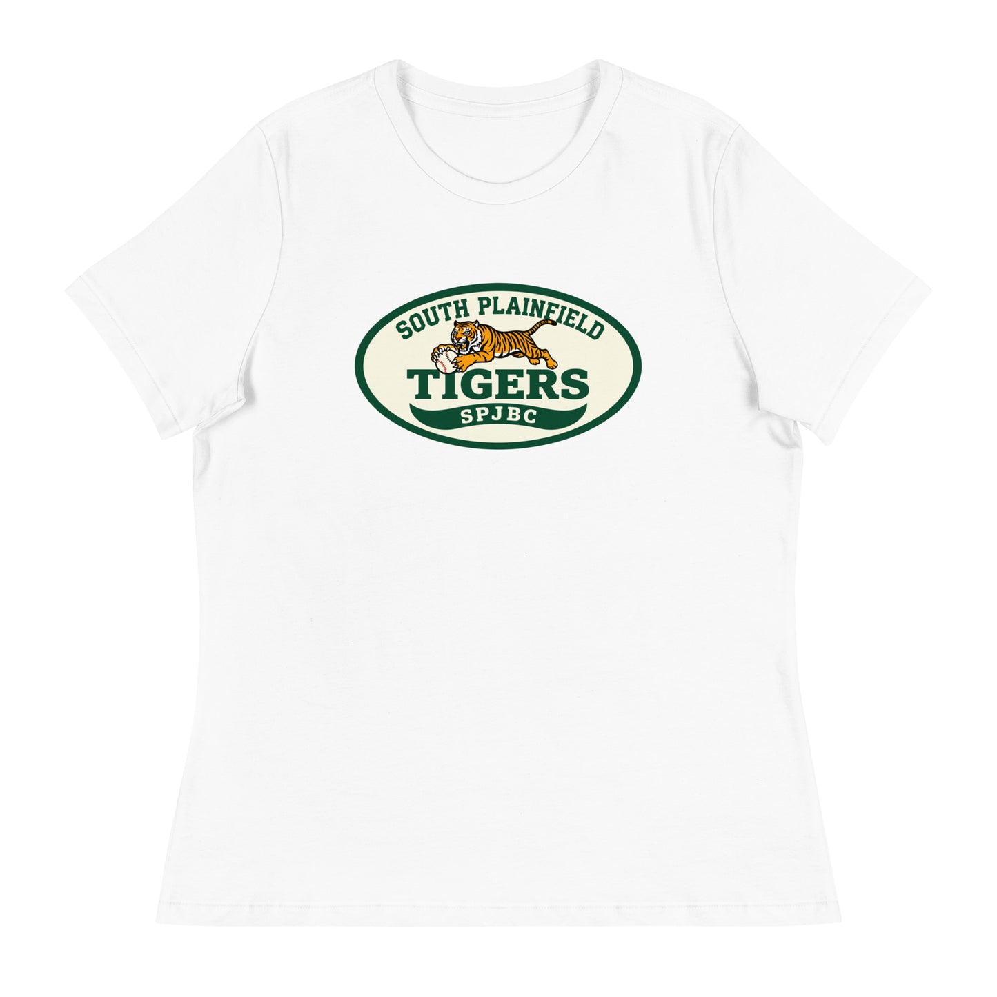 Performance | Women's Relaxed T Shirt | SP Tigers 7U | Emblem Logo