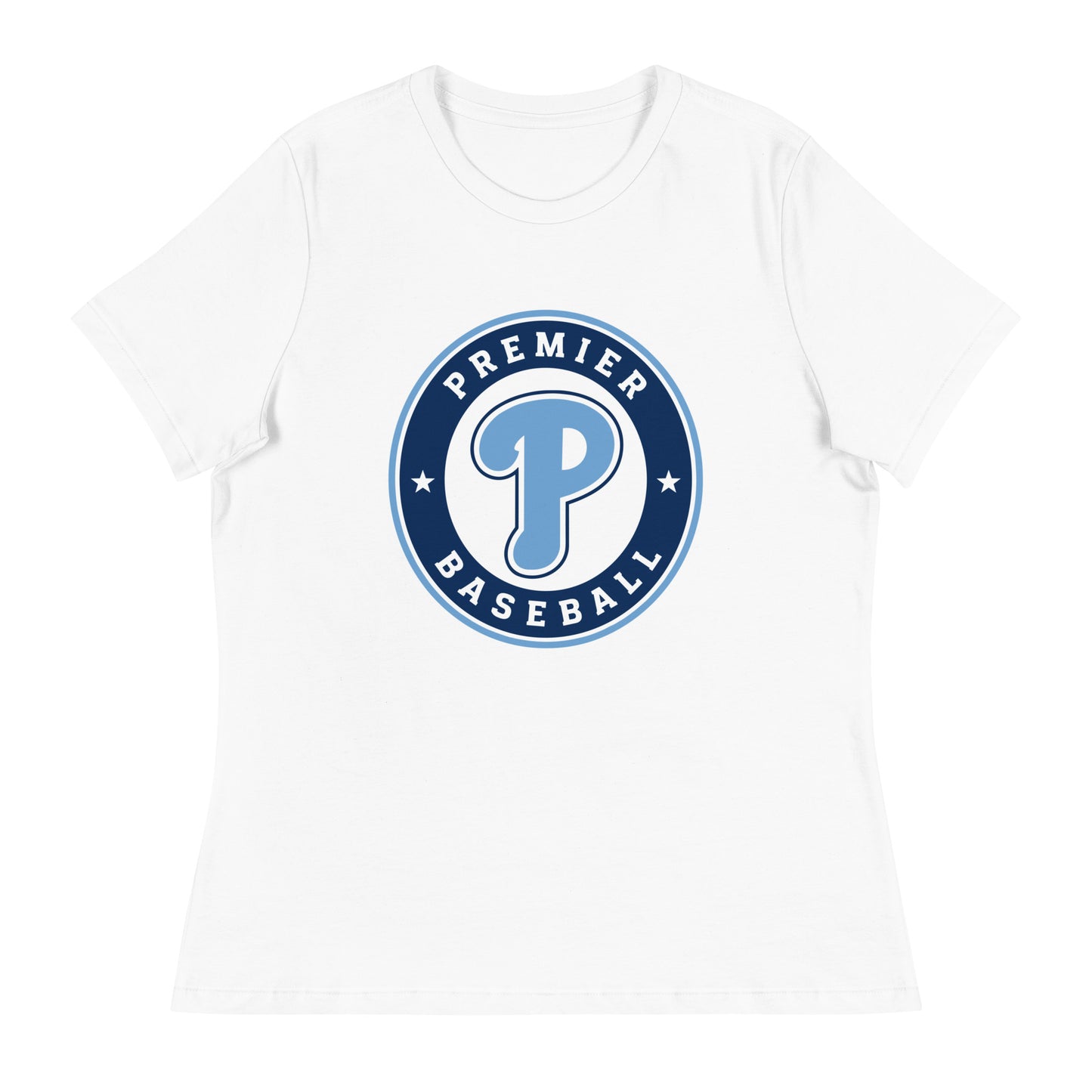Performance | Women's Relaxed T Shirt | Premier Baseball | Badge Logo