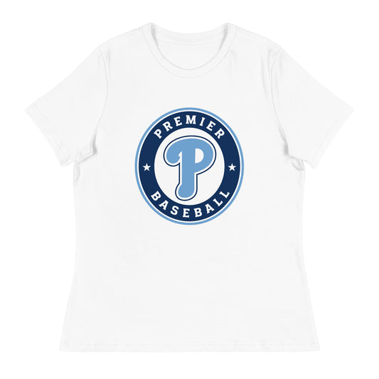 Performance | Women's Relaxed T Shirt | Premier Baseball | Badge Logo