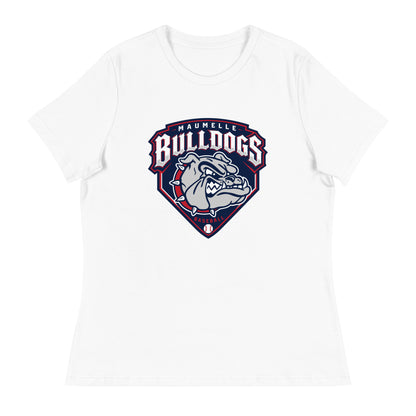 Performance | Women's Relaxed T Shirt | Maumelle Bulldogs 2035 | Shield Logo