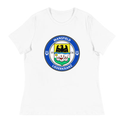 Performance | Women's Relaxed T Shirt | Liederkranz Soccer Club | Badge Logo