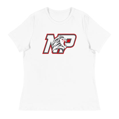 Performance | Women's Relaxed T Shirt | Nampa Pride | NP Athletics Logo