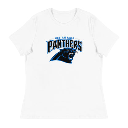 Performance | Women's Relaxed T Shirt | Central Falls Panthers | Emblem Logo