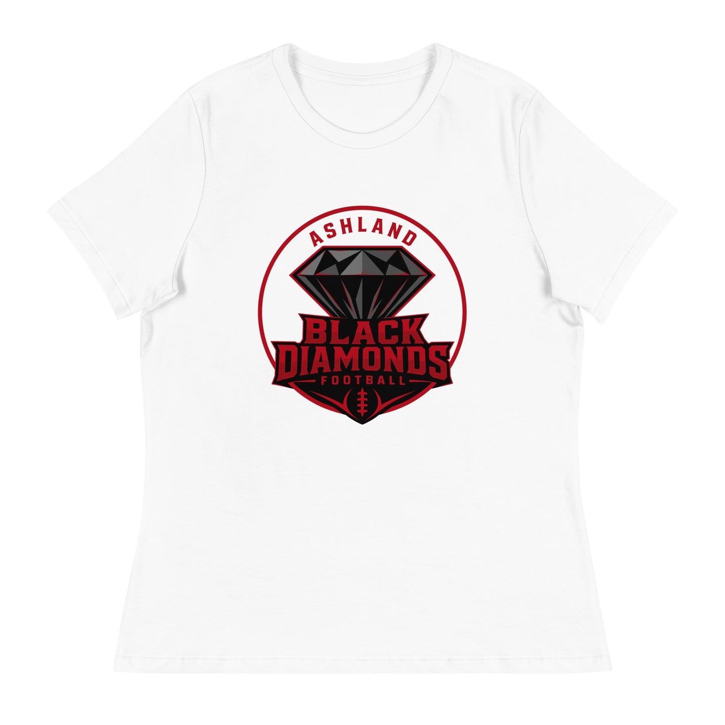 Performance | Women's Relaxed T Shirt | Ashland Black Diamonds | Badge Logo