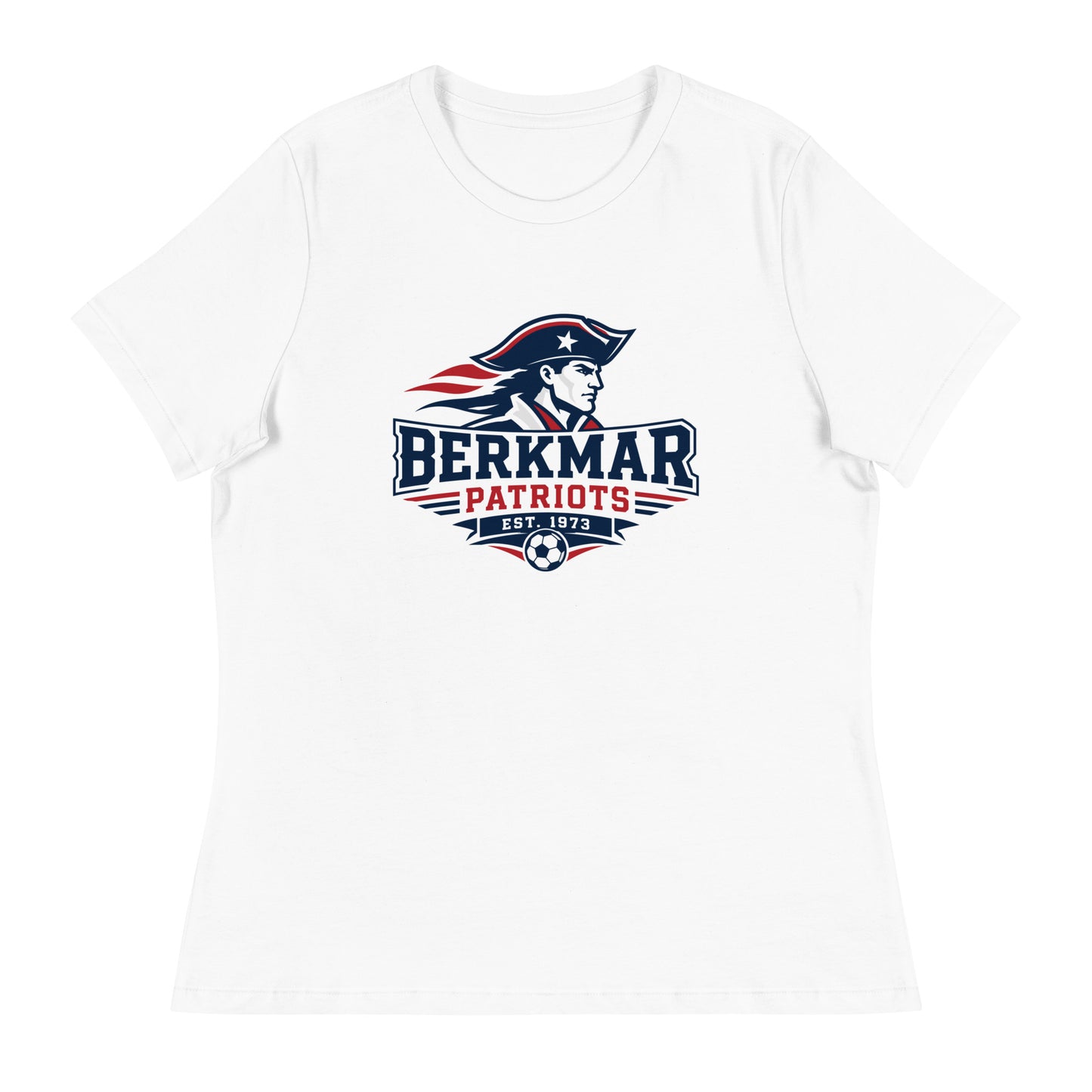 Performance | Women's Relaxed T Shirt | Berkmar High School Soccer | Vanguard Logo