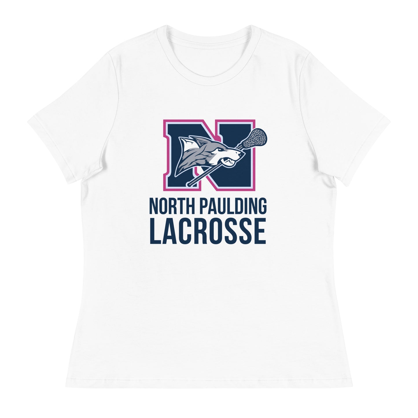 Performance | Women's Relaxed T Shirt | North Paulding Lacrosse | Vanguard Logo