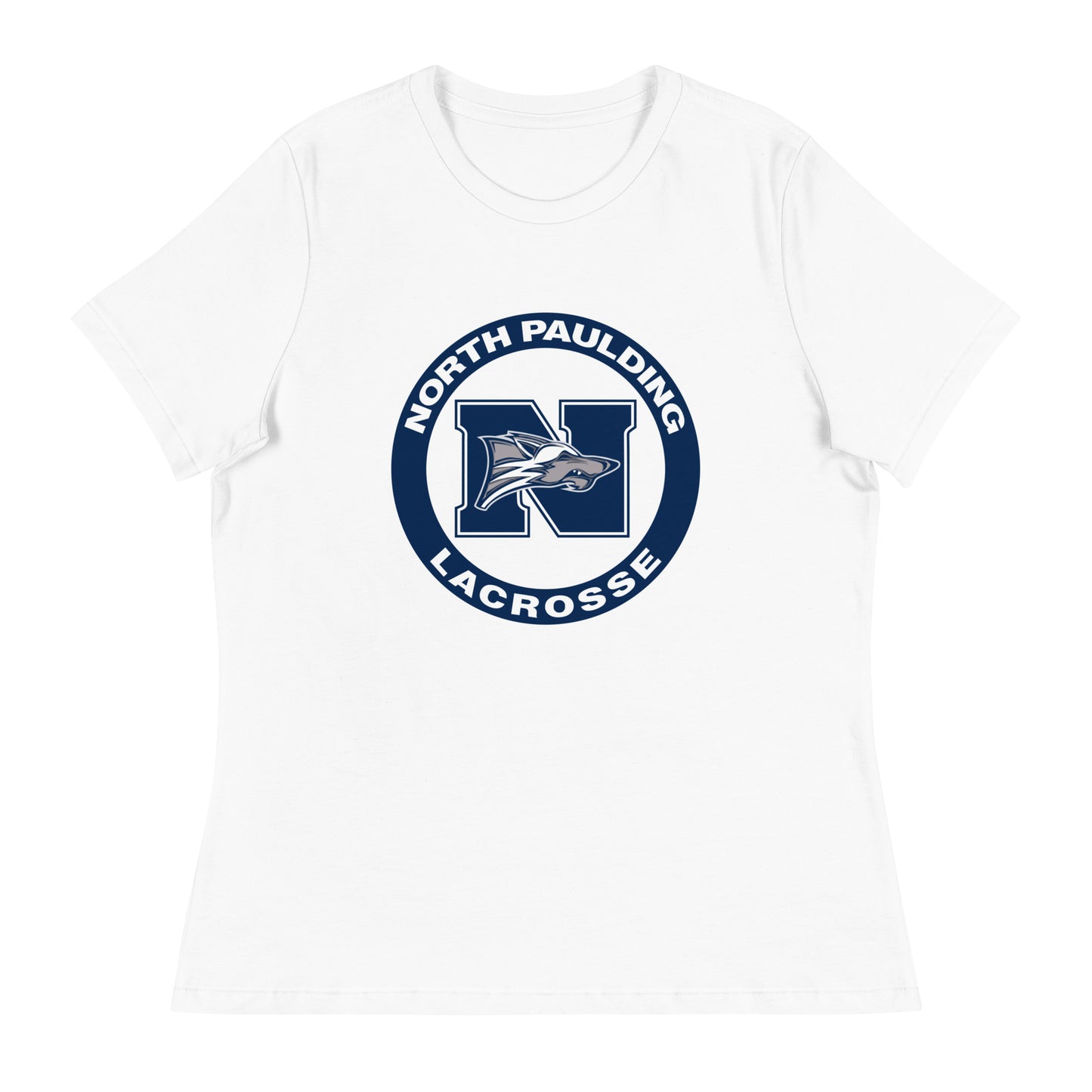 Performance | Women's Relaxed T Shirt | North Paulding Lacrosse | Badge Logo