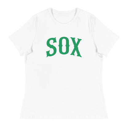 Performance | Women's Relaxed T Shirt | Greenville Sox | Script Logo