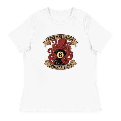 Performance | Women's Relaxed T Shirt | Army War College (Seminar 8) | Crest Logo