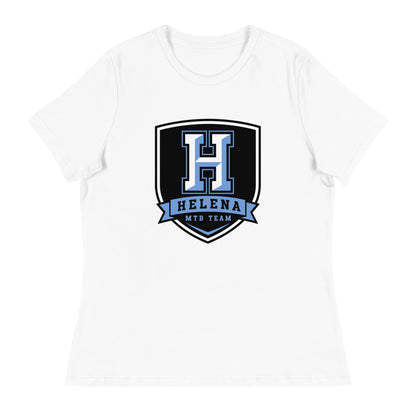 Performance | Women's Relaxed T Shirt | Helena MTB Team | Vanguard Logo