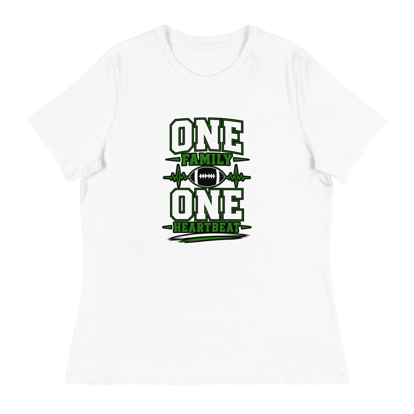 Performance | Women's Relaxed T Shirt | Celina Black Football | Modern Script Logo