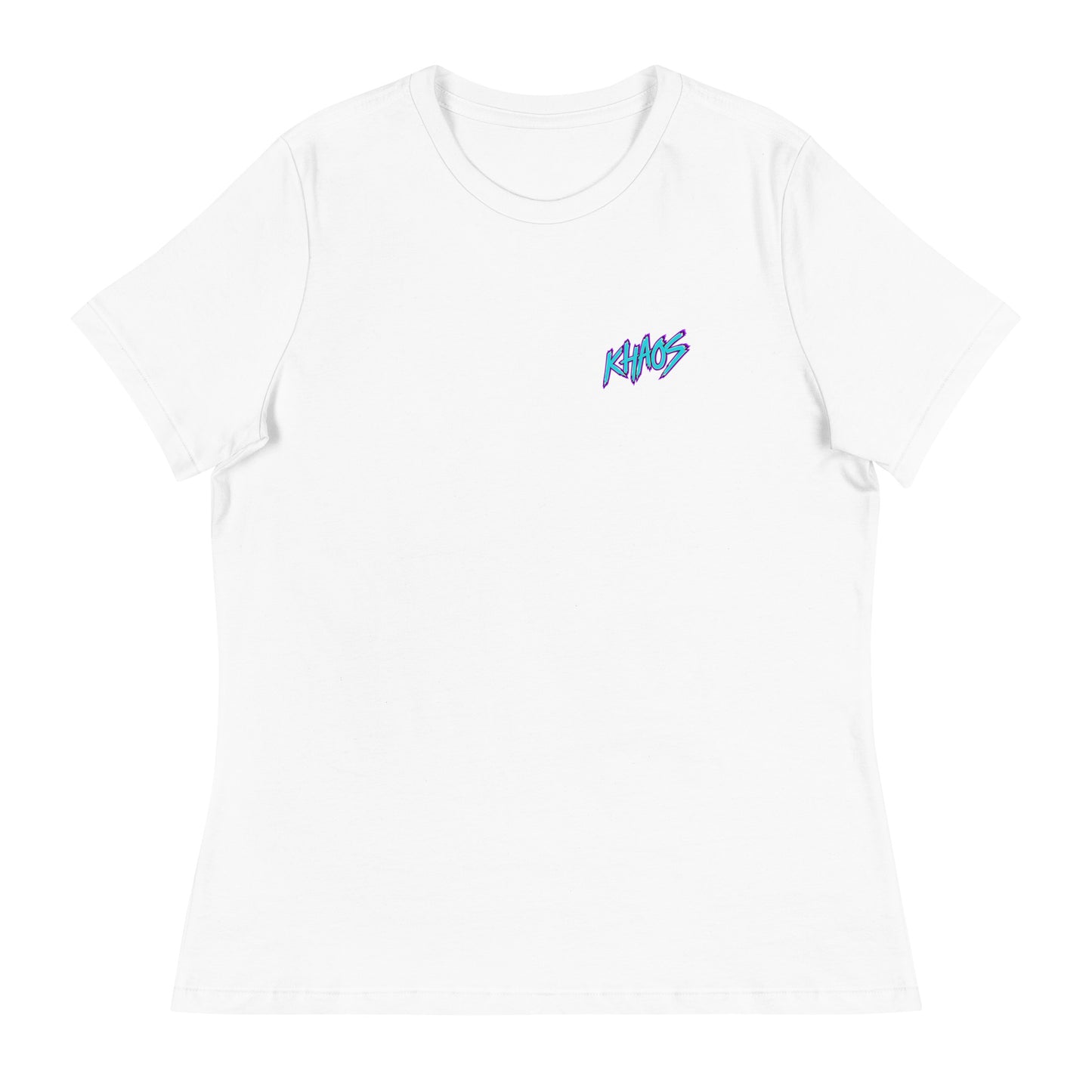 Performance | Women's Relaxed T Shirt | Khaos Softball | Script Logo