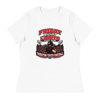 Performance | Women's Relaxed T Shirt | Thurston Youth Football | Vanguard Logo