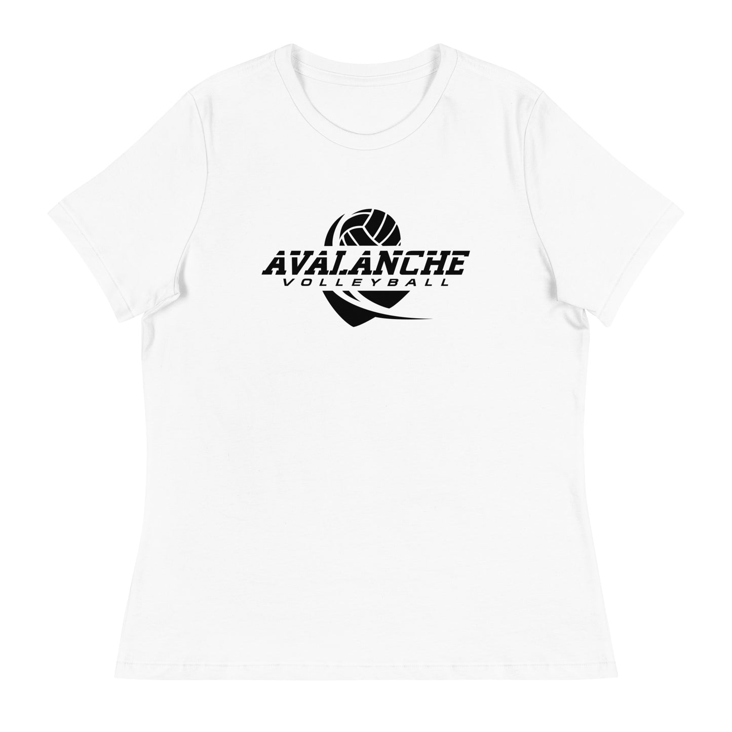 Performance | Women's Relaxed T Shirt | Avalanche Volleyball Club | Crest Logo