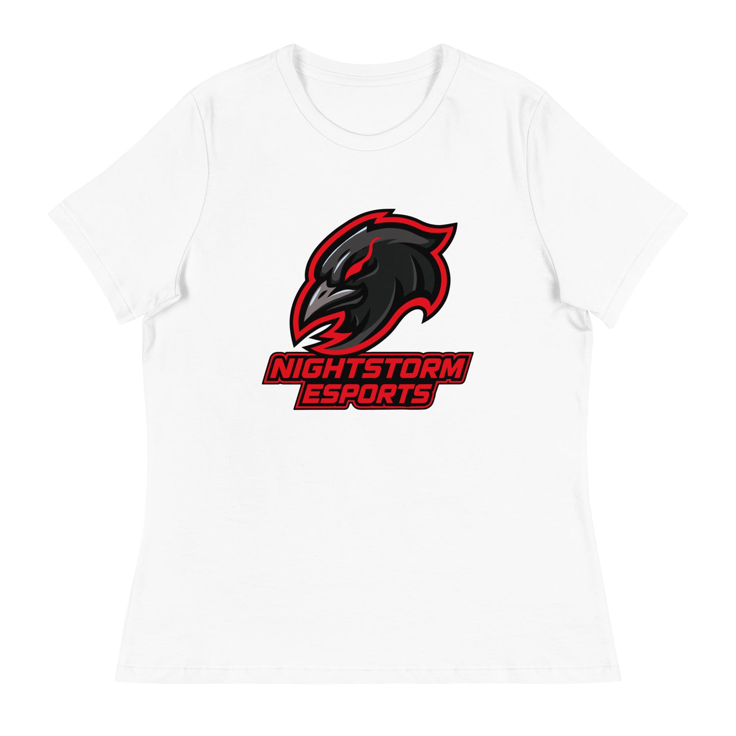 Performance | Women's Relaxed T Shirt | NightStorm Esports | Crest Logo