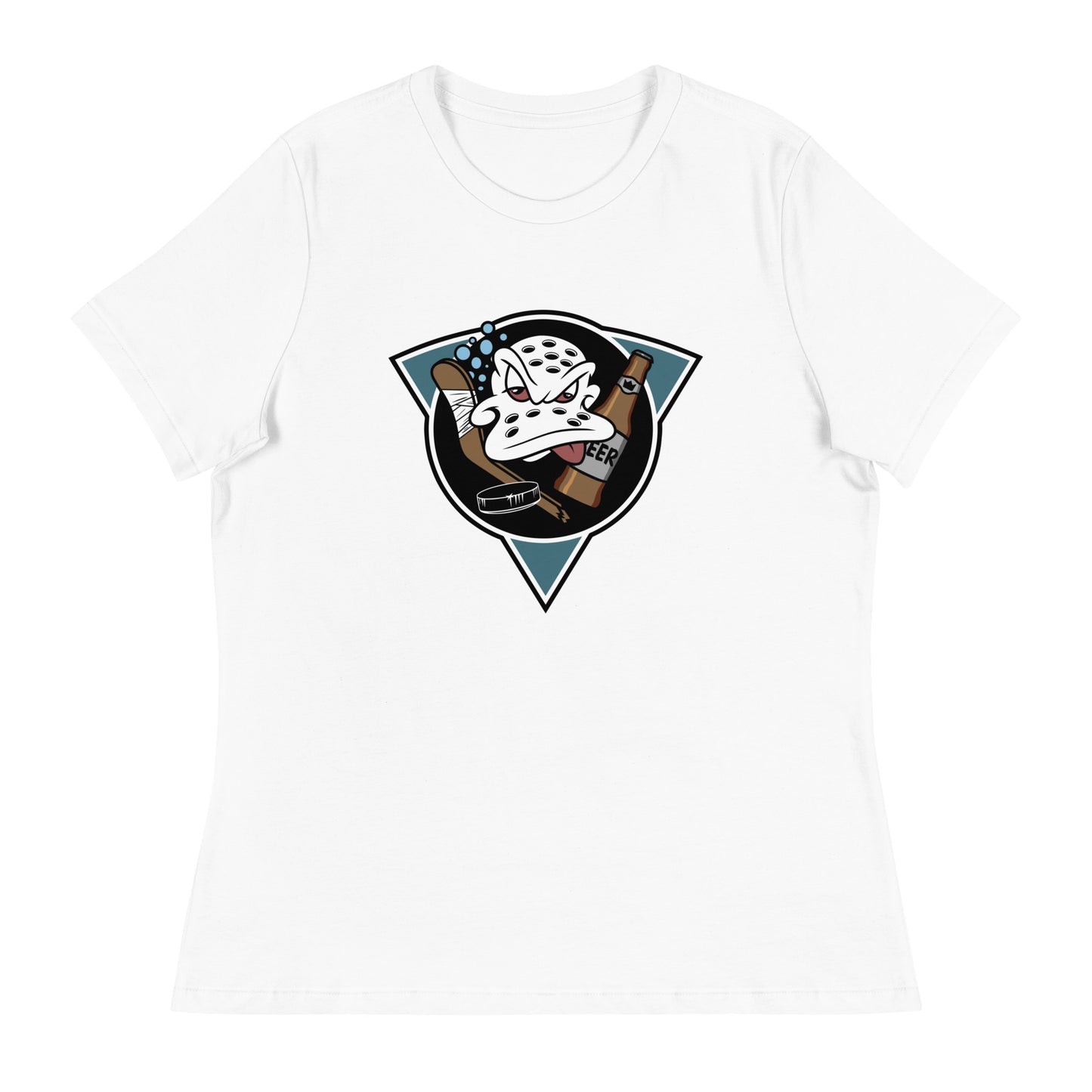 Performance | Women's Relaxed T Shirt | Mighty Drunks | Crest Logo