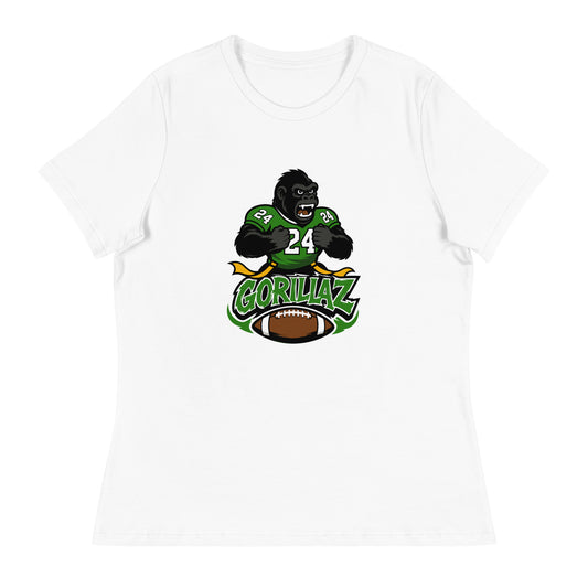 Performance | Women's Relaxed T Shirt | Gorillaz | Vanguard Logo