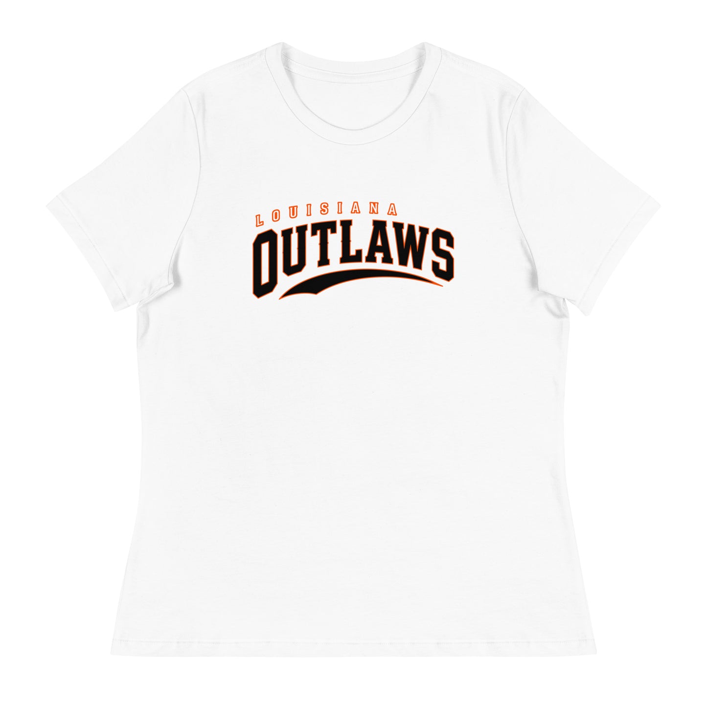 Performance | Women's Relaxed T Shirt | Louisiana Outlaws | Vanguard Logo