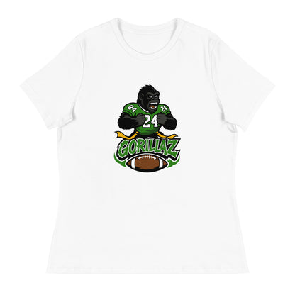 Performance | Women's Relaxed T Shirt | Gorillaz | Vanguard Logo