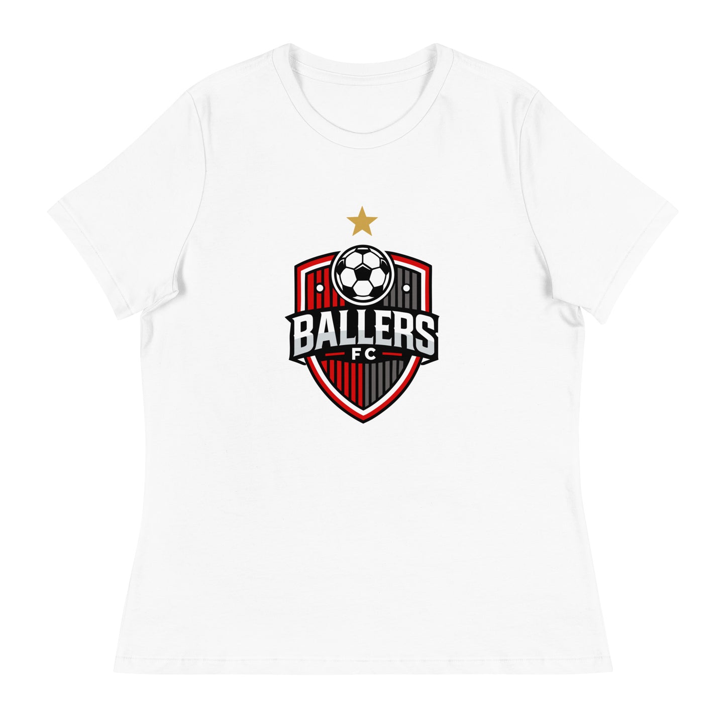 Performance | Women's Relaxed T Shirt | Ballers FC | Shield Logo