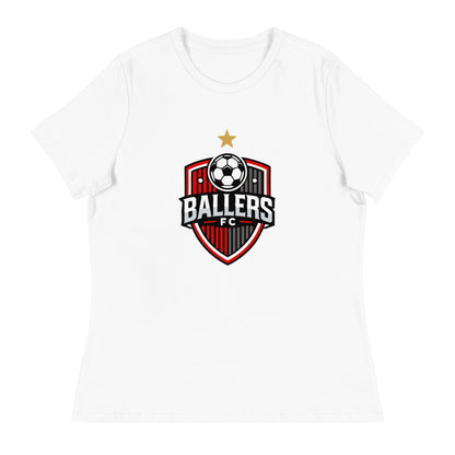 Performance | Women's Relaxed T Shirt | Ballers FC | Shield Logo