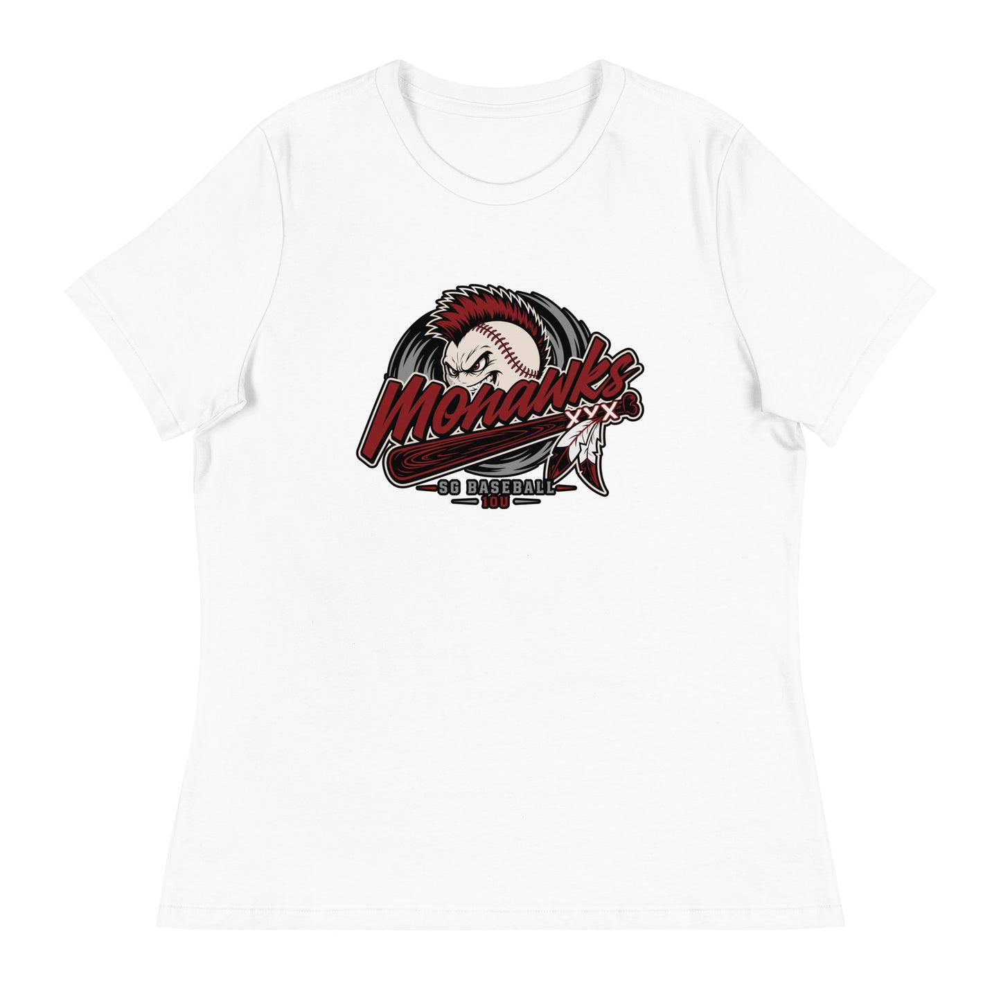 Performance | Women's Relaxed T Shirt | Mohawks | Valor Logo