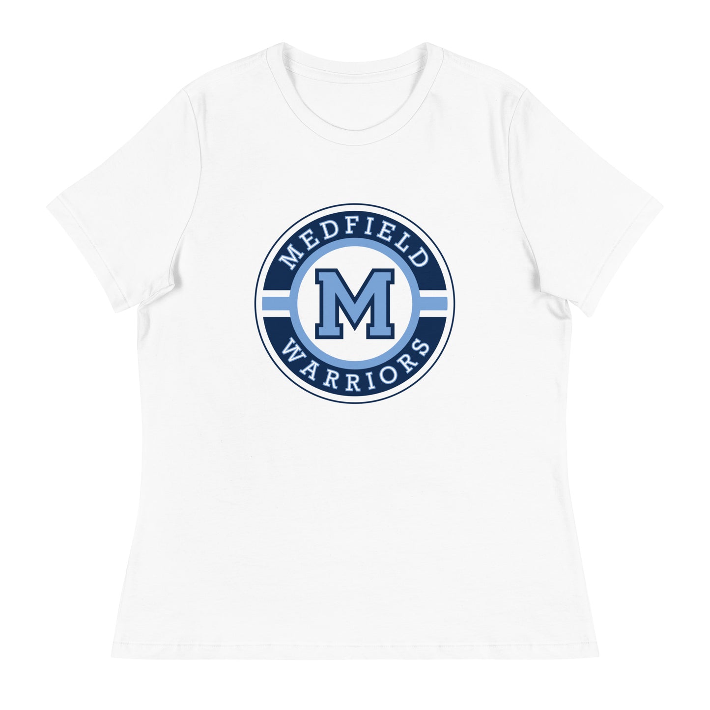 Performance | Women's Relaxed T Shirt | Medfield Softball | Badge Logo