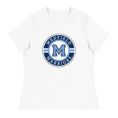 Performance | Women's Relaxed T Shirt | Medfield Softball | Badge Logo
