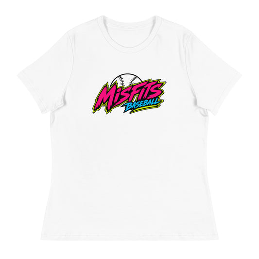 Performance | Women's Relaxed T Shirt | Misfits Baseball | Athletics Logo