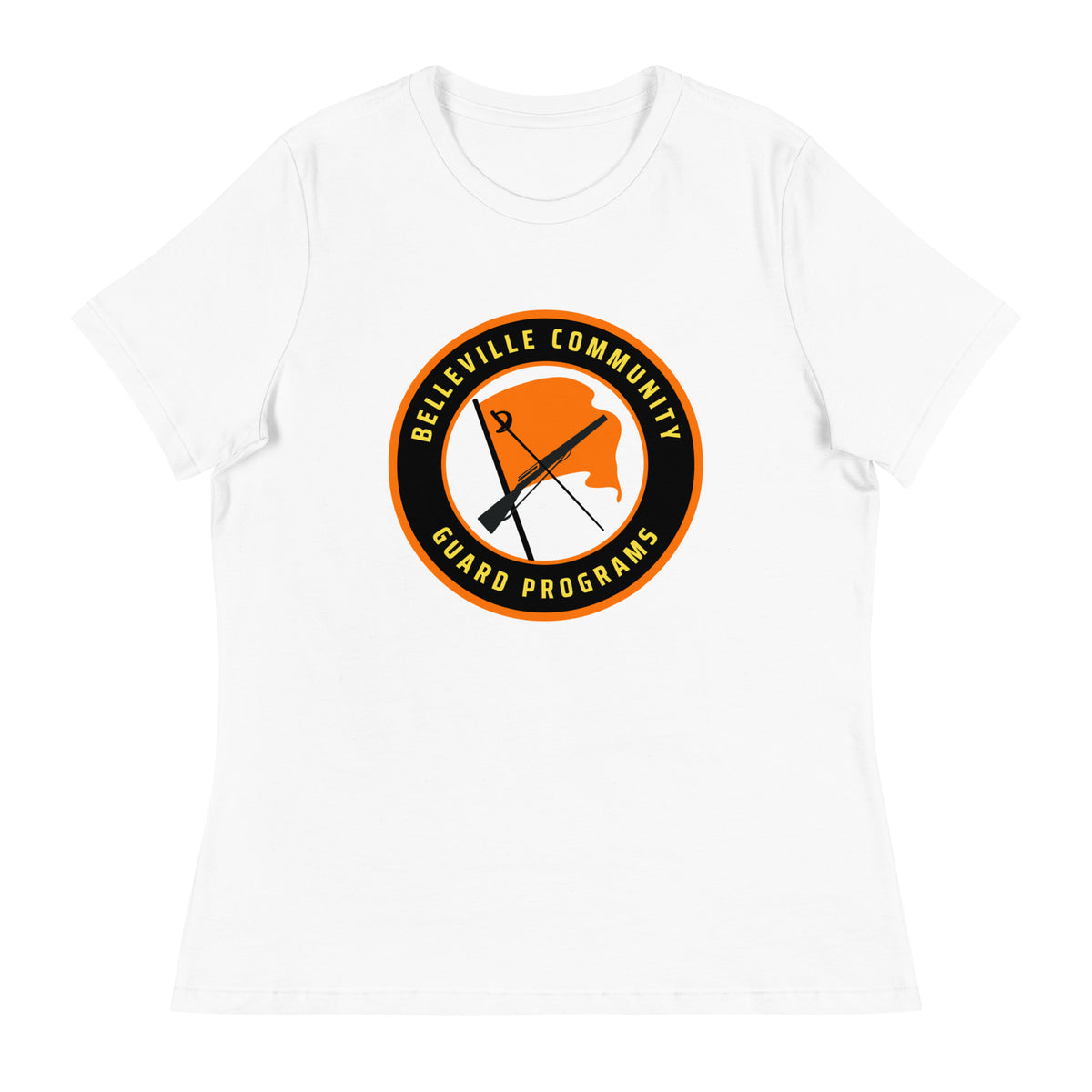 Performance | Women's Relaxed T Shirt | Belleville Community Guard Programs | Badge Logo