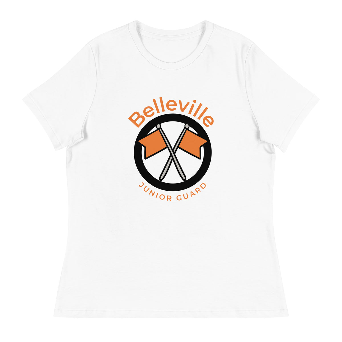 Performance | Women's Relaxed T Shirt | Belleville Community Guard Programs | Crest Logo