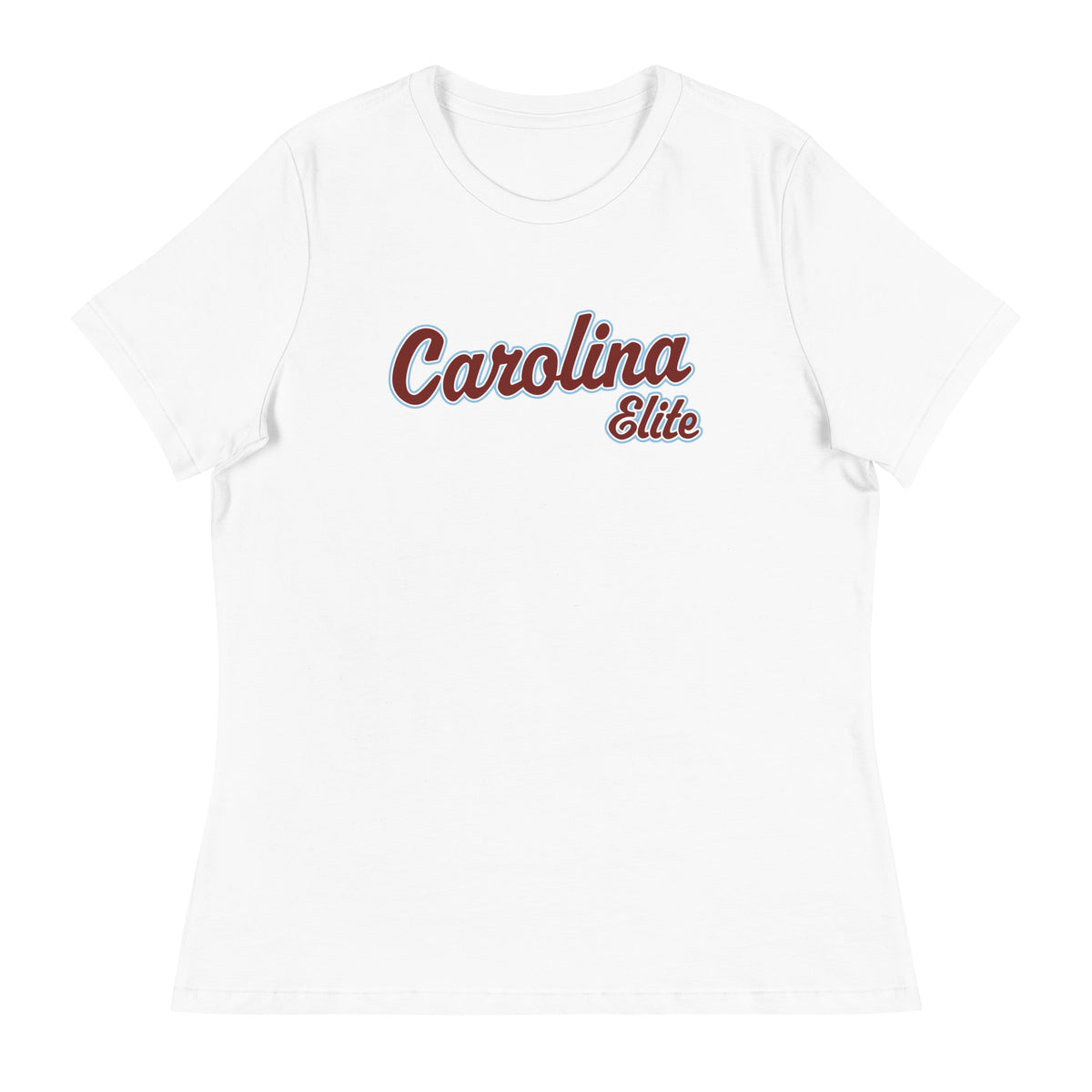 Performance | Women's Relaxed T Shirt | Carolina Elite-Shields | Modern Script Logo