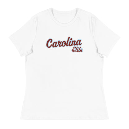 Performance | Women's Relaxed T Shirt | Carolina Elite-Shields | Modern Script Logo