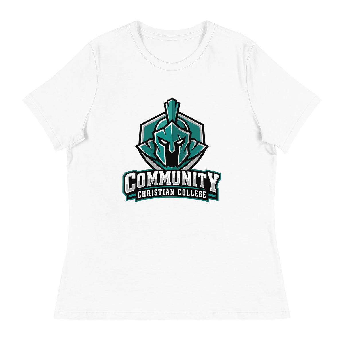Performance | Women's Relaxed T Shirt | Community Christian College | Vanguard Athletic Logo
