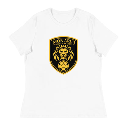 Performance | Women's Relaxed T Shirt | Monarch Soccer Academy | Shield Logo