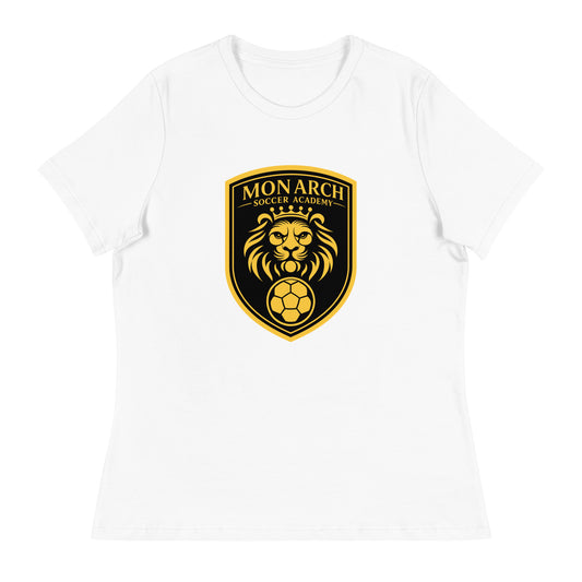 Performance | Women's Relaxed T Shirt | Monarch Soccer Academy | Shield Logo