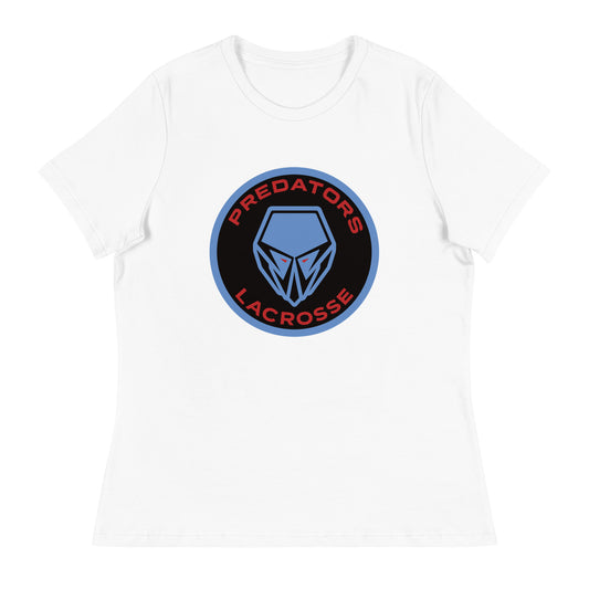 Performance | Women's Relaxed T Shirt | Predators Lacrosse | Badge Logo