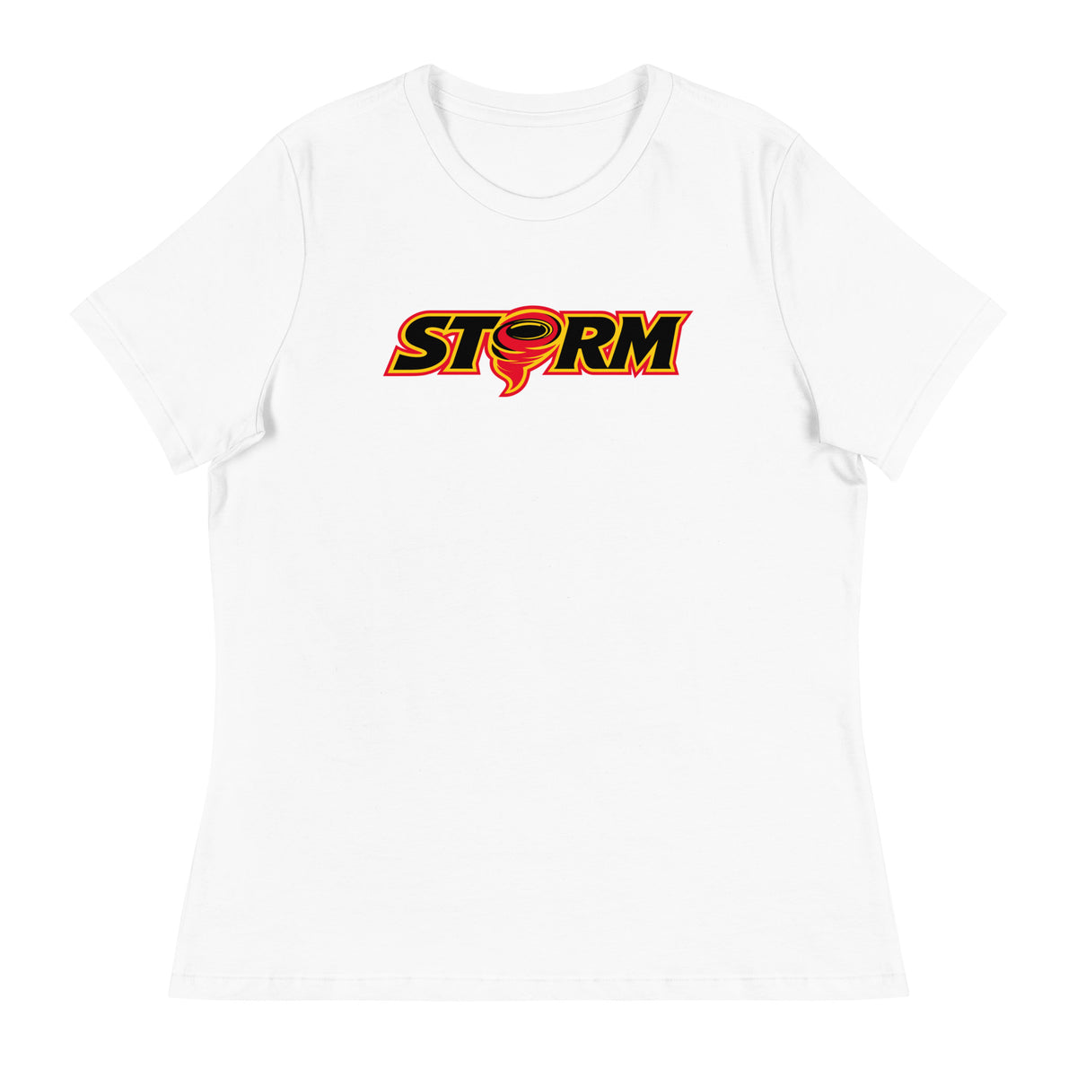 Performance | Women's Relaxed T Shirt | Storm Baseball Team | Crest Logo