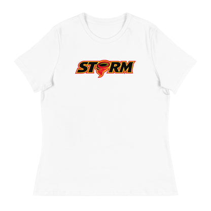 Performance | Women's Relaxed T Shirt | Storm Baseball Team | Crest Logo