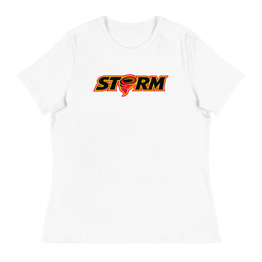 Performance | Women's Relaxed T Shirt | Storm Baseball Team | Crest Logo