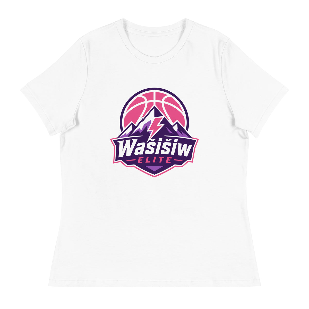 Performance | Women's Relaxed T Shirt | Wašišiw Elite | Emblem Logo