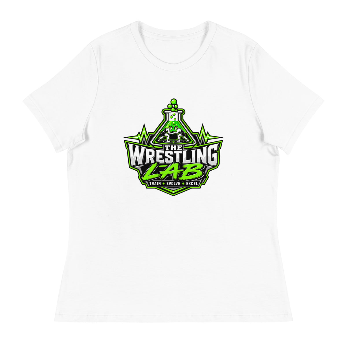 Performance | Women's Relaxed T Shirt | The Wrestling Lab | Emblem Logo