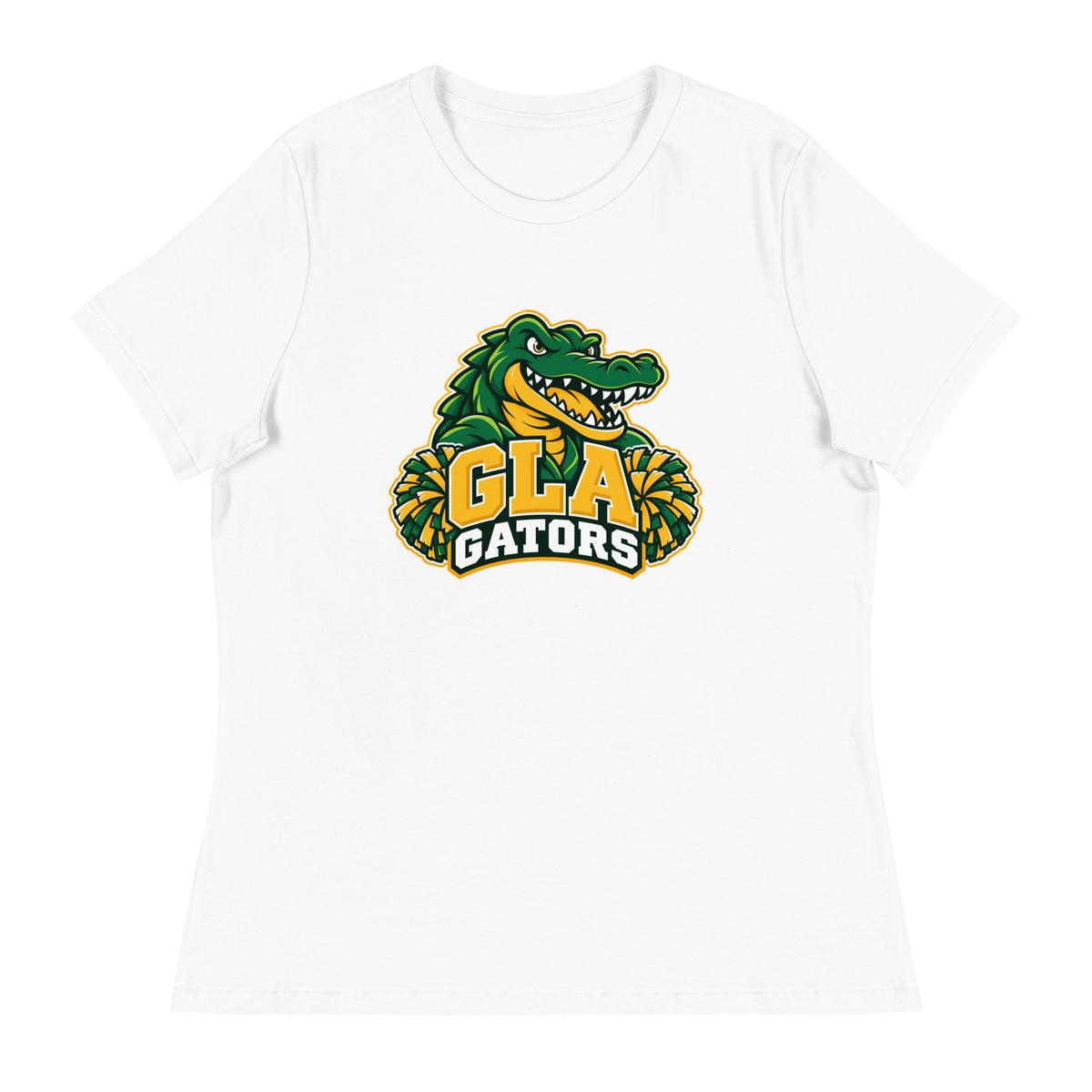 Performance | Women's Relaxed T Shirt | GLA Gators Cheer Team | Apex Gators Elite Logo