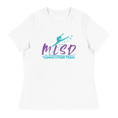 Performance | Women's Relaxed T Shirt | Miss Lorraine’s School of Dance | Lettermark Logo