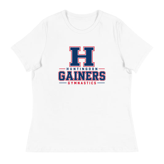 Performance | Women's Relaxed T Shirt | HCC Gymnastics | Gainers Emblem Logo