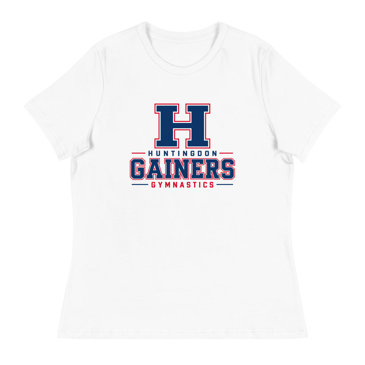 Performance | Women's Relaxed T Shirt | HCC Gymnastics | Gainers Emblem Logo